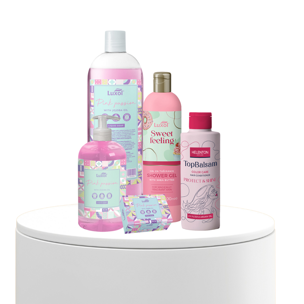 Luxol Sweet pink set 1