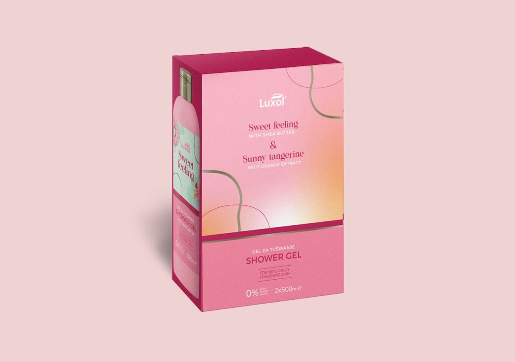 Shower gel Sweet Tangerina 2x500ml mockup